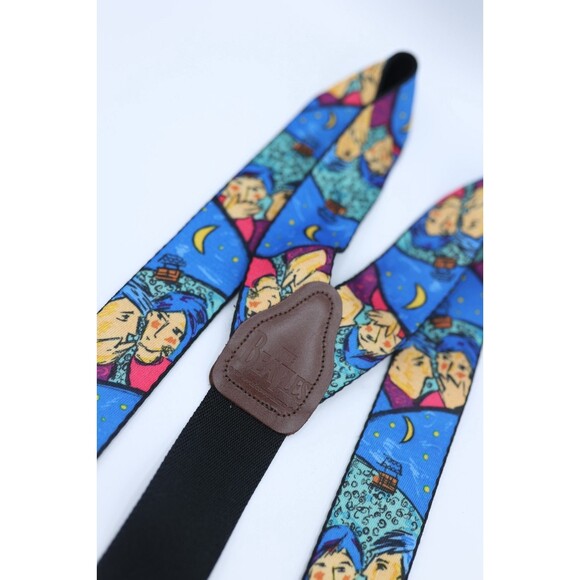 Vintage 1991 The Beatles Suspenders Do You Want To Know a Secret Apple Corps - Picture 2 of 7